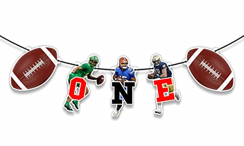 American Football One Banner Decoration – Classic Sports Inspired Hanging Banner with Strength, Team Spirit & Game Day Energy Theme, Bold Athletic Celebration Backdrop for Home and Party Décor