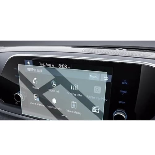 Verre trempé 10,25 pouces pour GPS de Hyundai Sonata 2020 2021 2022
