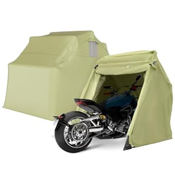 portable garage for motorcycle