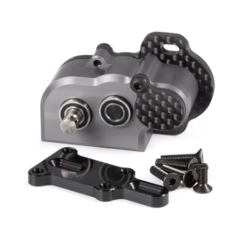 Châssis LCG 1/10 pour Capra et SCX10 III avec mini boîte de vitesses grise