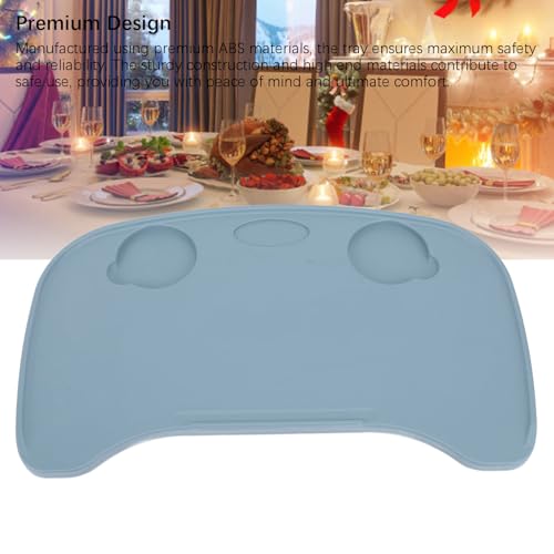 Portable Wheelchair Tray Table, Sturdy Construction Removable Wheelchair Desk Lap Board Eating Aid for Nursing Patient, Safety Wheelchair Dining Table Board for Home Elderly