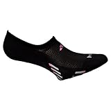 adidas Women's Climacool X III Super No Show Socks (2 Pack), One Size, Black/Shock Pink/Light Onix/Onix
