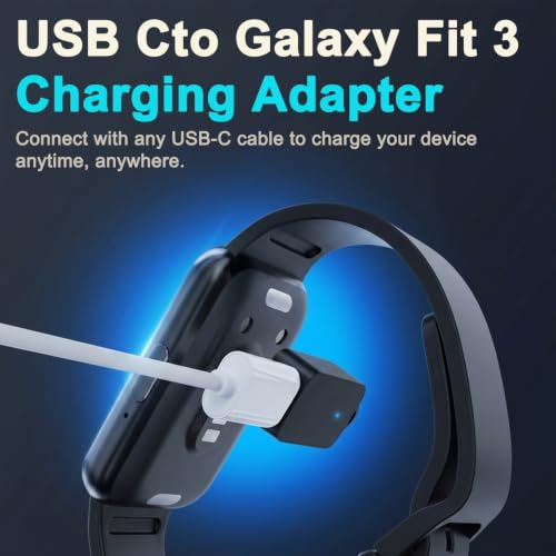Image of ZORBES USB C Charger Adapter for Samsung Galaxy Fit 3, Black