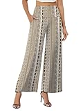 Arolina Women's Stretchy Wide Leg Palazzo Lounge Pants with Pockets Casual Comfy High Waist Palazzo Pants for Women Dressy