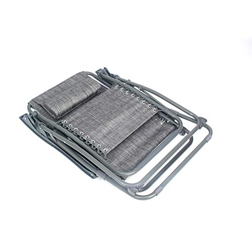 ¡¡Oferta: Lote DE 2!! SILLÓN 2007 Relax. POSICIÓN Gravedad Cero, LA Mejor Recomendada EN Medicina- TEXTILINE Gris Plata (2007)
