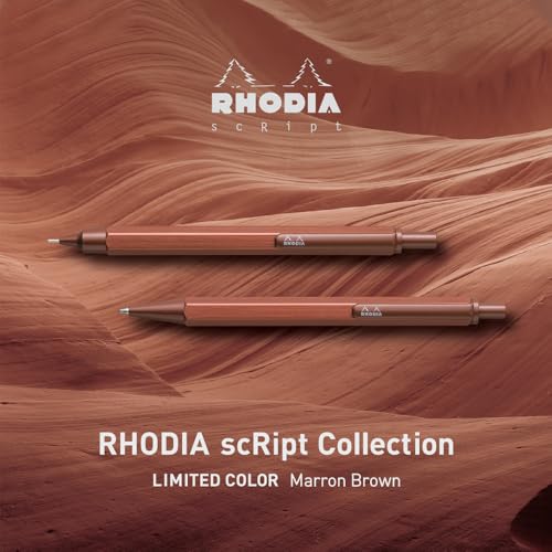 Portemine Rhodia scRipt marron, le compagnon idéal de vos carnets de notes - 5