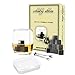 Whiskey Stones Gift Set Box of 10 Chilling Rock and Tongs,100% Pure Soapstone for Cold Wine Whiskey Beverages (Gray)