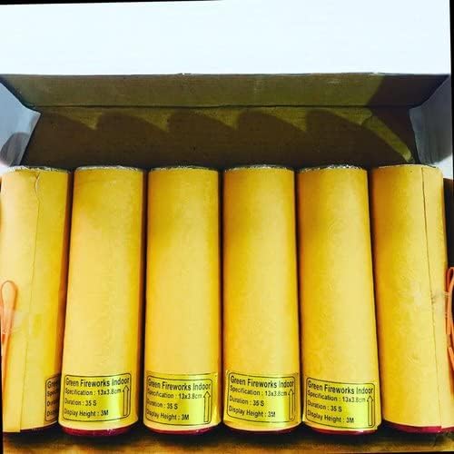 Motoway Best Cold Fountains Annar for Indoor/Outdoor use Pack of 6 Specially for Diwali Celebration and Other Ceremonies