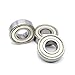Premium ABEC-7 Double Rubber Sealed Ball Bearings, Pre-Lubricated Steel Construction, High-Speed Precision Rating for Industrial and Hobby Applications (626 6x19x6mm ZZ)