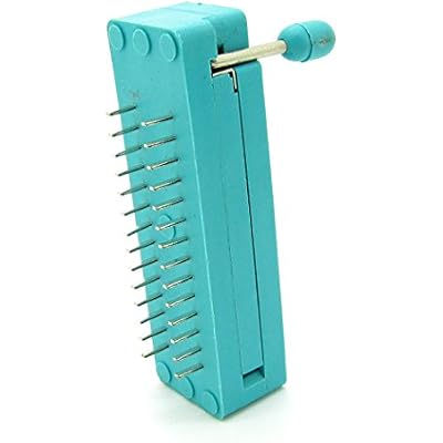 5 pcs 28-pin 28 Pins Test Universal ZIF IC Socket Narrow, Green