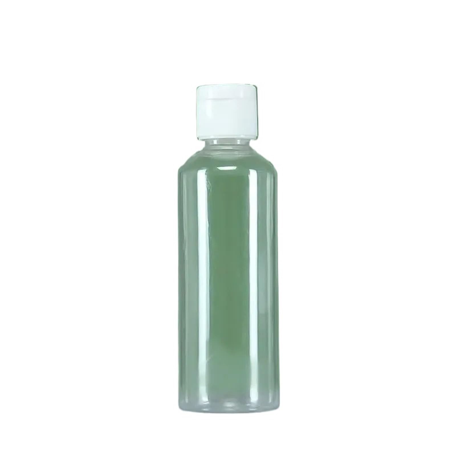 ZHSOAO 8pcs 100ml PET Plastic Bottle Lotion Dispensing Hand Gel Small Flip-Top Travel Toiletries Storage Bottles for Travel(White)