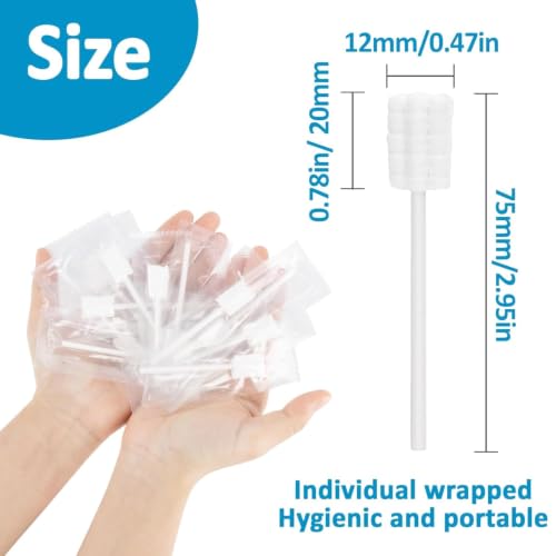 Image of 10Pcs Baby Tongue Cleaner - Baby Oral Cleaner Newborn Tongue Cleaner for Infants Bulk Disposable Thrush Brush for Babies Individually Wrapped Cotton Gauze Mouth Cleaner for Mouth Gum Cleansing