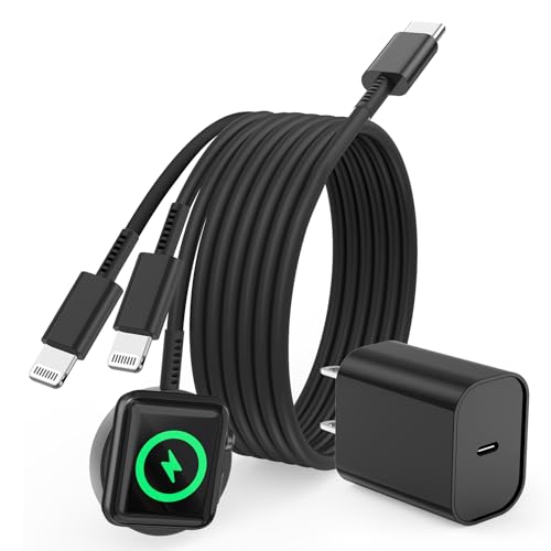 Fashia Watch Charger with USB C Charger,3-1Fast Charging,Magnetic Smart iWatch Charger Cable for Watch Series SE/8/7/6/5/4/3/2/1/ultra