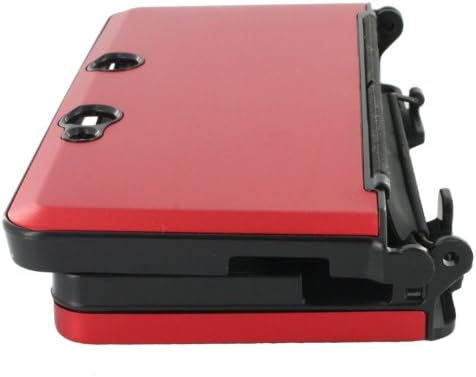 Snap-On Hard Case for Nintendo 3DS, Aluminum Finished, Red