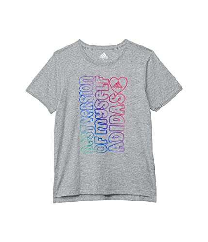 T-shirt adidas fille manches courtes idéal pour l'école et les entraînements