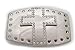 TFJ Men Women Fashion Belt Buckle Bling Western Metal Religious Cross Accessory