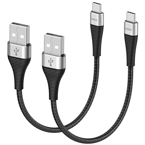 Image of USB C Cable Short, USB A to USB C Cable Fast charging Cord Type C 1FT 2Pack