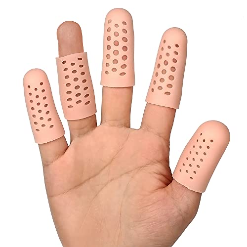 Buy Sumiwish Finger Protectors, 10 Pack Thick Gel Finger Sleeves, Waterproof Finger Cots, Finger