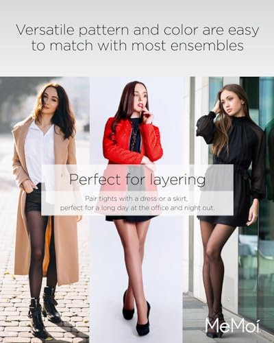 MeMoi Leopard Print Shimmer Sheer Tights4