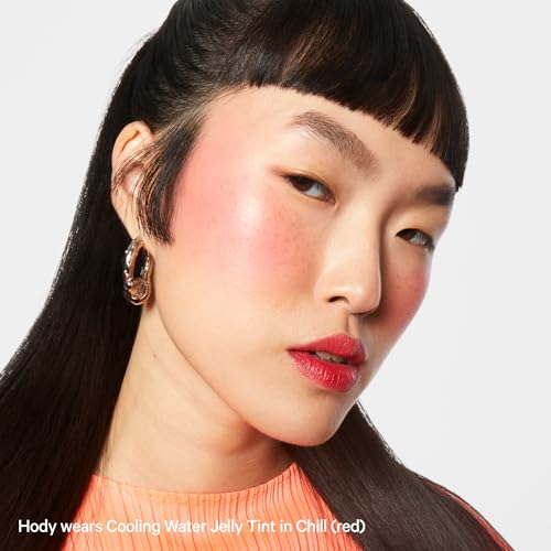 Image of Milk Makeup Cooling Water Jelly Tint + Balmade Hydrating Lip Balm Set - Sheer Red Lip + Cheek Stain and Sheer Gloss with High-Shine Finish - Full Size Chill (Red) 0.17 oz + Werk Out (Dusty Rose) 0.4oz