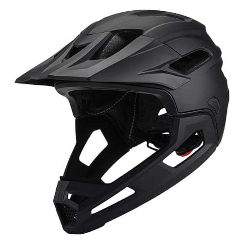 Casco convertible con mentonera para ciclismo adulto y visera solar