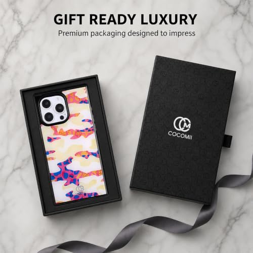 Image of COCOMII Rectangle for iPhone 16 Pro Max Case, Camouflage Leopard