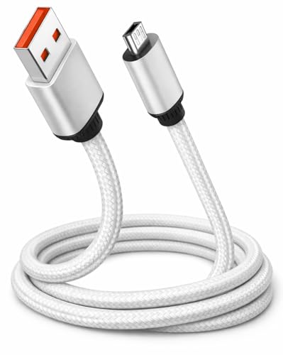 Image of USB A To Micro USB (V8) Nylon Braided Fast Charging & Data Cable, Micro Cable Reinforced Connectors Compatible With Infinix Hot 2,Hot 3,Hot 4,Hot 4 Pro,Hot 5,Hot 6,Hot 6 Pro,Hot S,Smart 2,Smart 2 HD