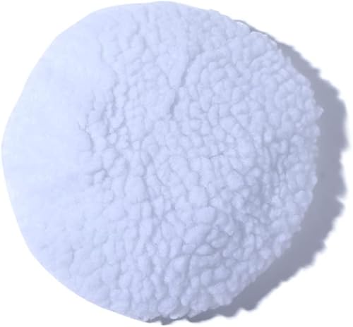 1 almohadilla de lana de cubierta de pulido, almohadilla de pulido para capó, almohadilla de pulir con cera reutilizable, pulidora de cera y paño de