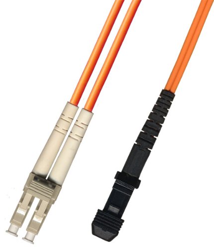 30M Multimode Duplex Fiber Optic Cable (50/125) - LC to MTRJ