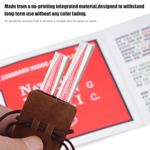 Buscador de líneas para Mahjong con lupa 2X, set de 4 miniatura 5