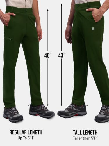 Image of Reccy Men's Trekking Hiking Camping Regular Fit Nomadic Lite Pants - Ultralight, Water Resistant, Highly Breathable, UPF 40 Sun Protection