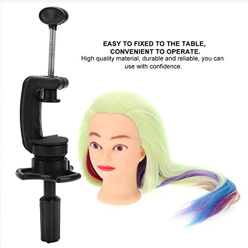 styling head Wig Hairdressing Training Stand Professional Mannequin Head Model Hair for Practing Barbershops Beauty Salon Home Holder Adjustable Cosmetology Straight Bride with - Image 4