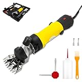 BANGBANGJI Hochleistungs-Schermaschine für Schafe, bürstenlos, 690 W, professionelle Schermaschine mit 2800 U/min, 6-stufige Geschwindigkeitseinstellung, 5 m langes Kabel für Nutztiere