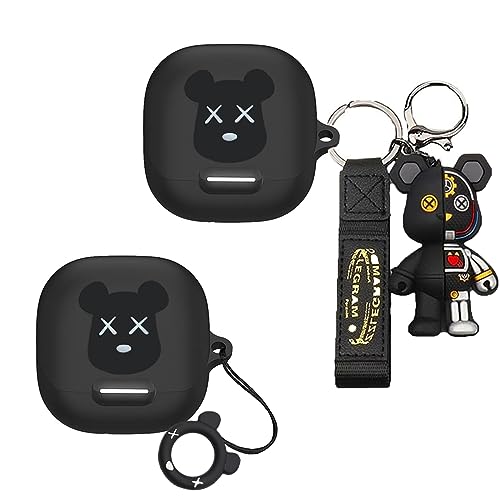 For Anker Soundcore liberty 4 NC �P�[�X Soundcore Liberty 4 NC �p �ی�J�o�[ �G�� ���� �L�[�`�F�[���t�� �ϏՌ� �����[�d�\ �L�Y�h�~ �h���h�o Soundcore Liberty 4 NC 