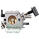 ZAMDOE Vergaser für Stihl BR320 BR320L BR340 BR340L BR380 BR400 BR420 BR420C SR320 SR340 SR380 SR400 SR420 Rucksackgebläse Vergaser mit Dichtung Zündkerze Kraftstoffleitungsfilter