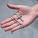JKJF 2 Pcs Coptic Ankh Cross Pendant Necklace Ancient Egyptian Religious Cross Pendant Chain Necklace Cool Stainless Steel Pendant Necklace Goth Punk Rock Hip Hop Necklace for Men - Black Silver