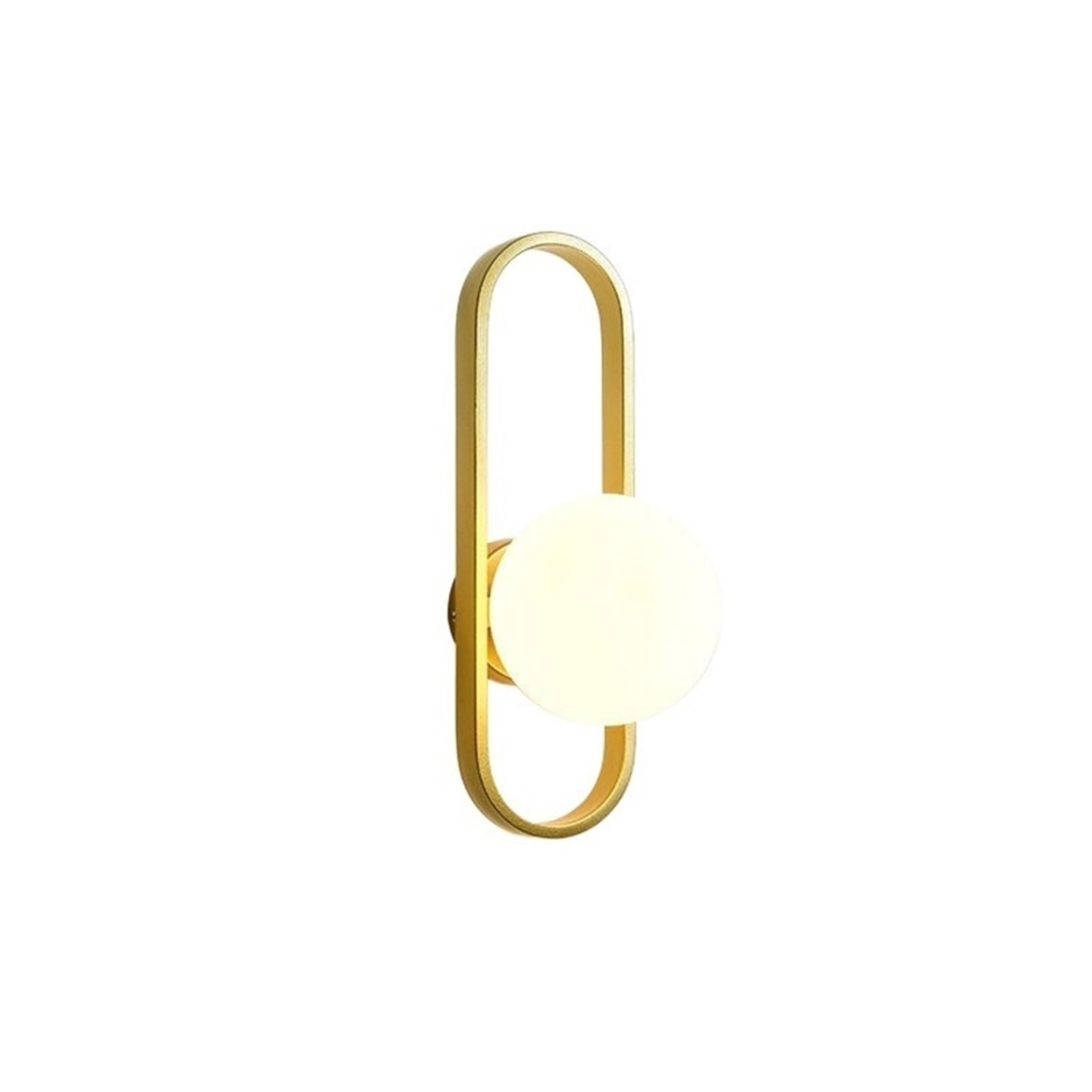 Wqqyu6hkf One Color Lights Wall Sconce Glass Lampshade Light For Hallway Bedroom Lamps