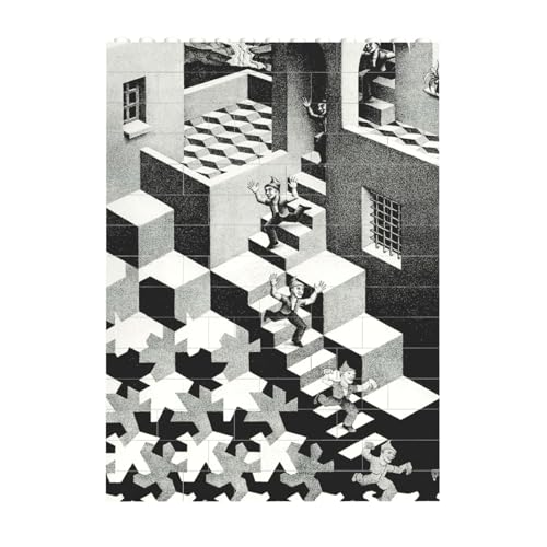 M.C. Escher }EbcEGbV[ G ςݖ؃pY mߋ WO\[pY  l q NX}X a 10.3cm x 14.1cm