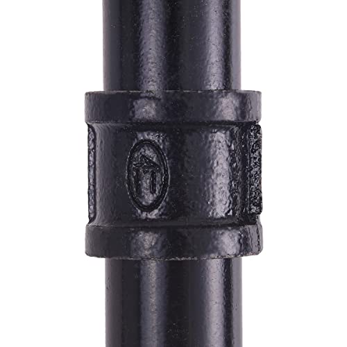 Muzik 38 Inch Metal Table Legs, Black Painted Desk Legs, Industrial Pipe Counter Bar Height Table Legs thumb #3