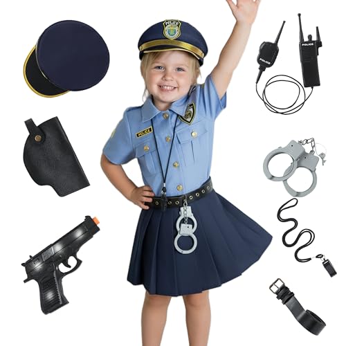 Disfraz de Policía para Niñas Talla 12-14 miniatura 1