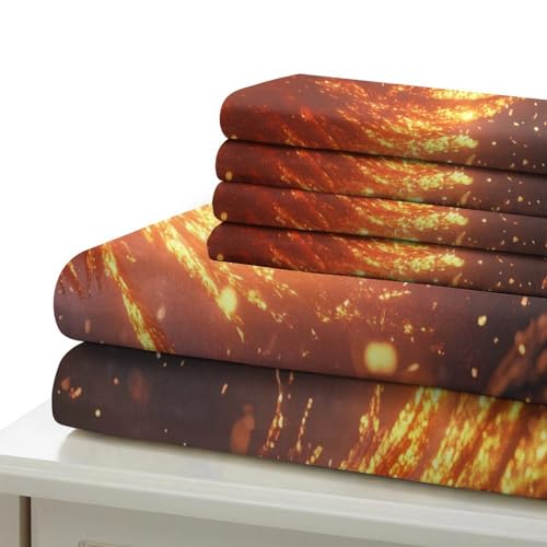 Housse de couette dragon 3D Super King en microfibre premium