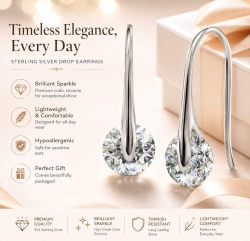 Image of JDX Attractive Designer American Diamond Earring Set for Women and Girls (1002)