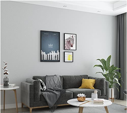 Papier peint intissé 3D gris clair au fini moderne pour masquer les défauts