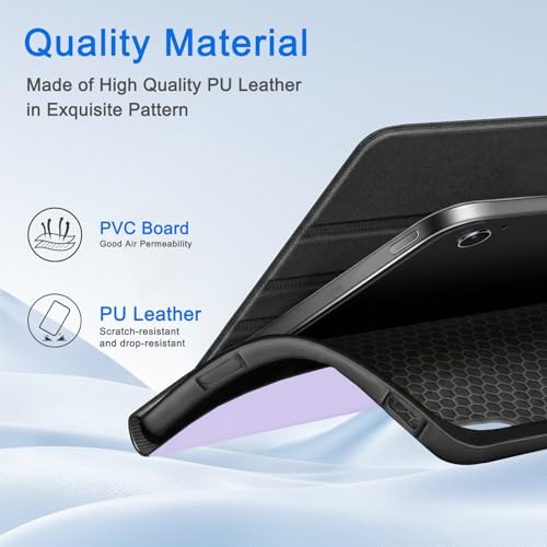 Image of CoBak Case for Samsung Galaxy Tab A11+ Plus 11 inch 2025, Multi-Viewing Angles, All New PU Leather Folio Stand Cover with Auto Sleep Wake Feature for Samsung Galaxy Tab A11+ Tablet 11-inch, Light Purple