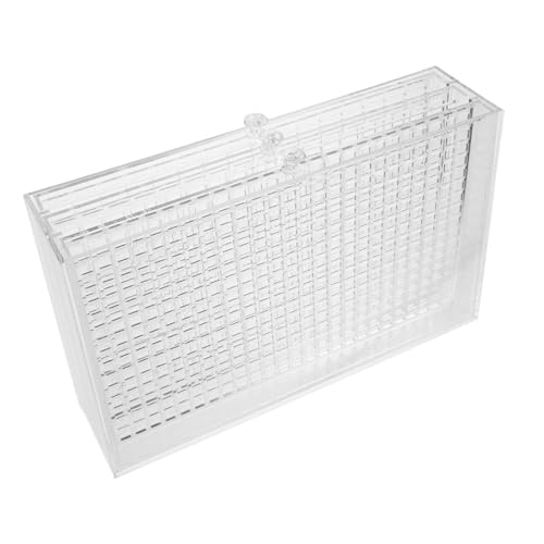 Organisateur pour capsules et fournitures de bureau compact boîte rangement transparente