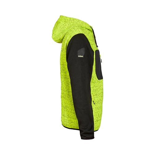 Sweat-shirt jaune fluo U-Power Rainbow chaud et extensible - 3