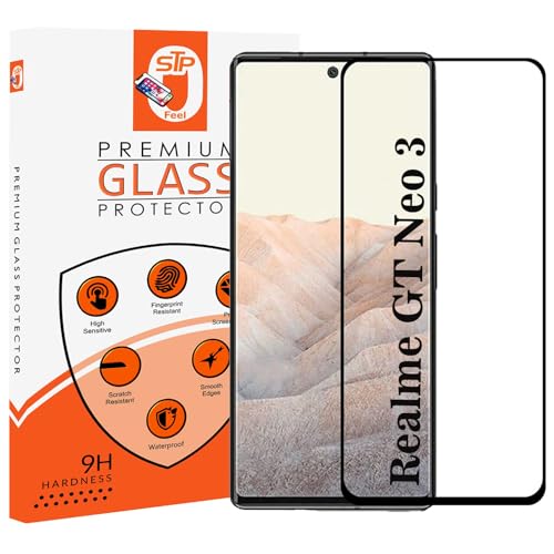 Image of Premium Tempered Glass Screen Protector Compatible For Realme Gt Neo 3 / Realme Gt 2 Pro /Gt Neo 2 Cellphone (6.7 Inch,Pack Of 1)|Edge To Edge Coverage Full Protection With Installation Kit