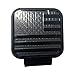 Ronnzsoer 2 Inch Trailer Hitch Covers, Upgraded Rubber Tow Hitch Cover with American Flag Design, Black Silver Receiver Tube Hitch Plug, Automotive Exterior Accessories