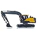 wheelfun Double E RC Hydraulic Excavator for 1/14 EC160E E111 Alloy Remote Control Diggers Model I6S Radio Controller Light