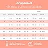 Shapermint-High-Waisted-Medium-Compression-Leggings-Shapewear-for-Women SHAPERMINT Compression Leggings for Women - Tummy Control Leggings for Women - Black Leggings Women - Womens Leggings - High Waisted Leggings - Black Leggings Tummy Control, Large